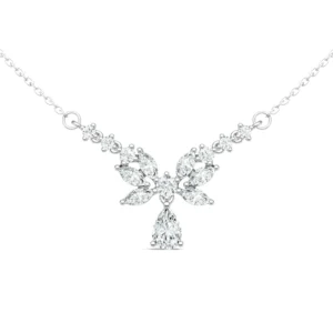 Estrella de amor – Collar con moissanita en forma de estrella en plata S925