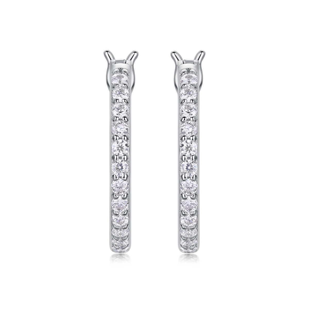 Brillo eterno – Aretes de moissanita en plata S925 para mujer