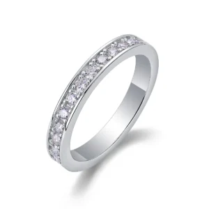 Aura brillante – Anillo S925 con moissanita para regalo especial